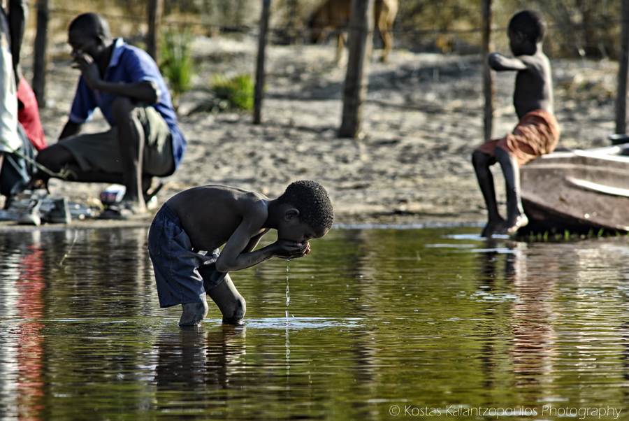 Drinking fresh water
